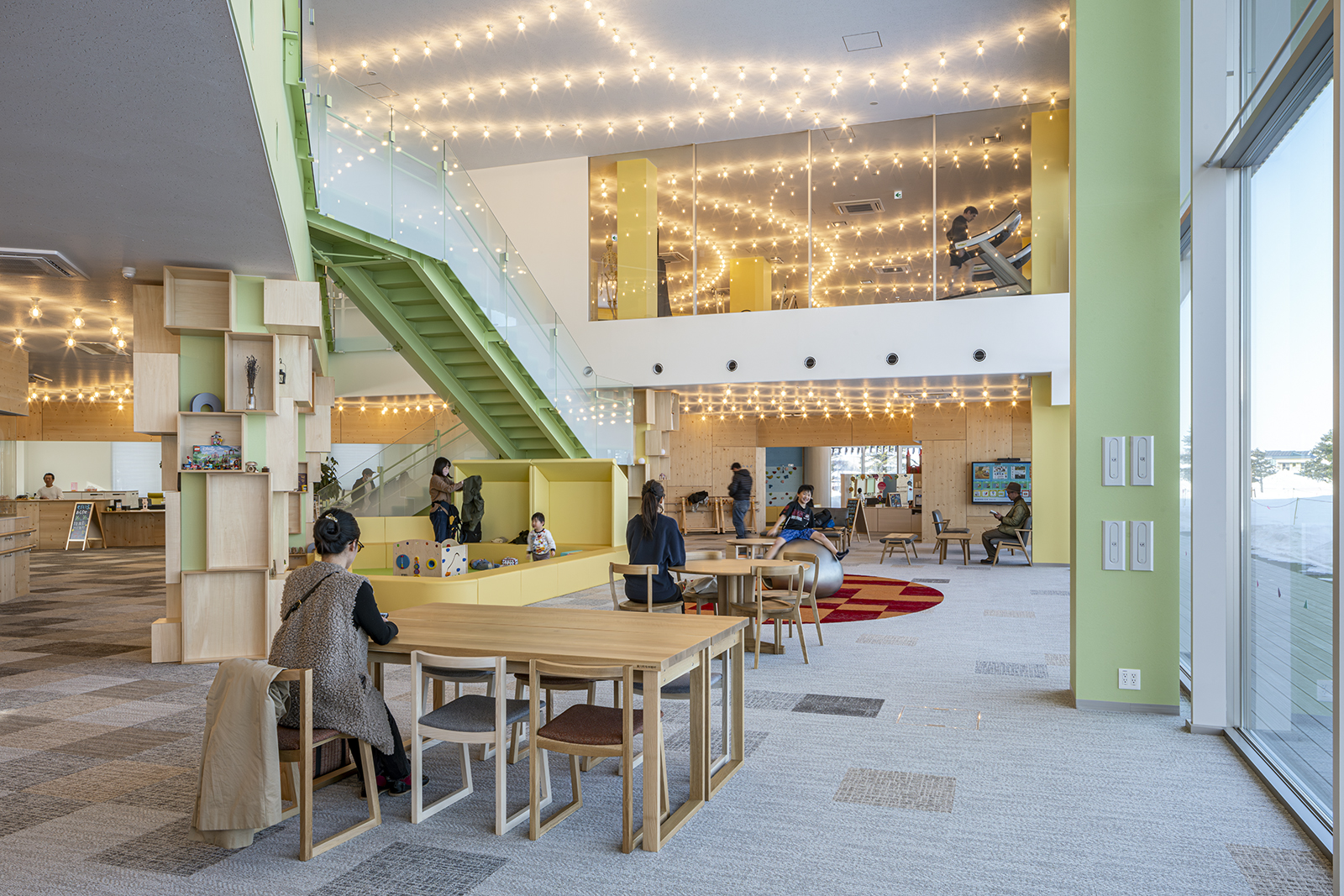 Higashikawa Town Community Plaza “Sorairo”